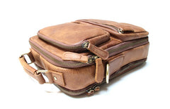 Cool Leather Mens Small Handbags Messenger Bags Shoulder Bag for men - iwalletsmen