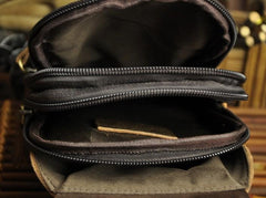 Vintage Leather Belt Pouches for Men Waist Bags BELT BAG For Men - iwalletsmen