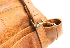 Cool Leather Mens Backpack Travel Backpacks Vintage Laptop Backpack for men - iwalletsmen