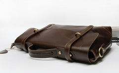 Cool Leather Mens Briefcase Messenger Bags Handbag Shoulder Bag for men - iwalletsmen