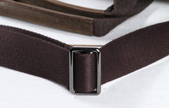 Vintage Coffee Leather Mens Briefcases Work Bag Laptop Bag Business Bag for Men - iwalletsmen