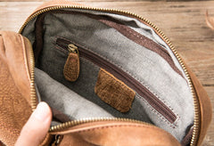 Cool Leather Mens Messenger Bags Small Shoulder Bags  for Men - iwalletsmen