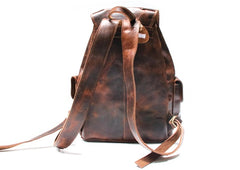 Cool Mens Leather Backpacks Travel Backpacks Laptop Backpacks for Men - iwalletsmen