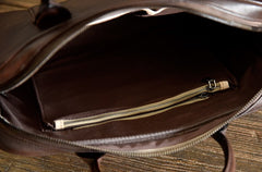 Genuine Leather Mens Cool Messenger Bag Briefcase Work Bag Business Bag for men