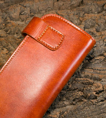 Handmade Long Wallet Mens Cool Leather Chain Wallet Biker Trucker Wallet with Chain