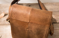 Cool Leather Small Mens Messenger Bags Shoulder Bags for Men - iwalletsmen