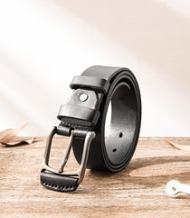 Handmade Cool Leather Mens Belt Leather Belt for Men - iwalletsmen