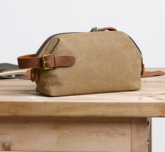 Large Canvas Mens Clutch Bag Zipper Wristlet Bag Phone Purse for Men - iwalletsmen