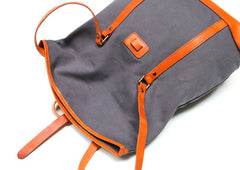Canvas Leather Mens Backpack Travel Backpacks Laptop Backpack for men - iwalletsmen