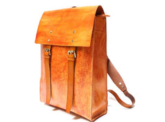 Leather Mens School Backpacks Travel Backpacks Laptop Backpack for men - iwalletsmen