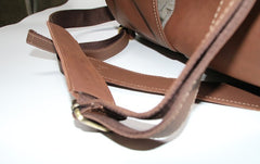 Mens Leather Barrel Backpack Cool Travel Bag Weekender Bag for men - iwalletsmen