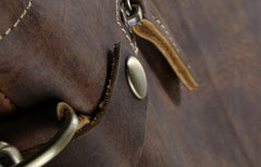 Cool Coffee Leather Mens Briefcases Work Bag Laptop Bag Business Bag for Men - iwalletsmen