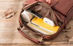 Cool Leather Mens Small Shoulder Bags Messengers Bag for Men - iwalletsmen