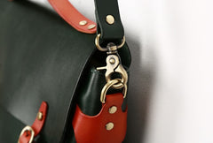 Green Leather Mens Briefcase Messenger Bag Handbag Shoulder Bag for men - iwalletsmen