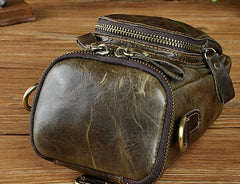 Leather Mens Cell Phone Holster Belt Pouch Mens Side Bag Shoulder Bag for Men - iwalletsmen