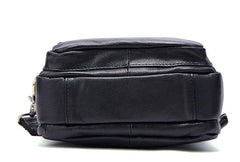 Leather Small Handbag Messenger Bag Shoulder Bag For Men - iwalletsmen