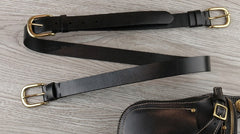 Leather Belt Pouch Mens Small Cases Waist Bag Hip Pack Belt Bag Fanny Pack Bumbag for Men