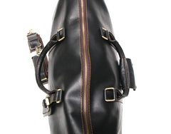 Cool Leather Mens Weekender Bags Travel Bag Shoulder Bags for Men - iwalletsmen