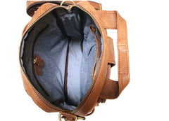 Cool Leather Mens Small Handbag Messenger Bag Shoulder Bag for men - iwalletsmen