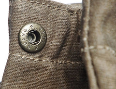 Cool Waxed Canvas Mens School Backpack Canvas Travel Backpack Canvas Backpack for Men - iwalletsmen