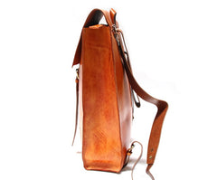 Leather Mens School Backpacks Travel Backpacks Laptop Backpack for men - iwalletsmen