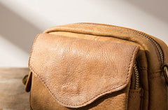 Leather Belt Pouch Phone Case Mens Waist Bag Shoulder Bag for Men - iwalletsmen