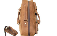 Cool Leather Mens Large Travel Bag Handbags Shoulder Bags for men - iwalletsmen