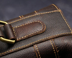 Cool Leather Mens Briefcase Messenger Bag Shoulder Bag Satchel Backpack for men - iwalletsmen