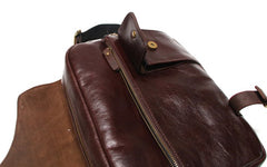 Cool Leather Mens Large Messenger Bags Shoulder Bag for men - iwalletsmen