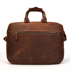 Cool Leather Men Vintage Briefcase Work Bag Handbag Shoulder Bags For Men - iwalletsmen