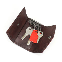 Cool Leather Mens Key Wallet Car Keys Holder Car Keys Case for Men - iwalletsmen