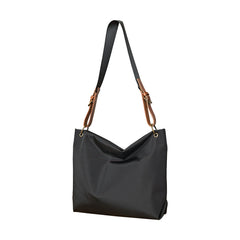 Fashion Nylon Mens Womens Black Tote Shoulder Bag Messenger Bag Messenger Tote Bag for Men Women - iwalletsmen