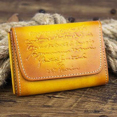 Vintage Women Men Leather Card Wallet Coin Purse Organ Coin Pouch Change Holder for Men and Women - iwalletsmen