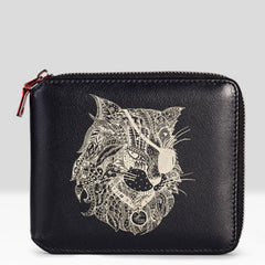 Handmade Leather Mens Cool Long Leather Wallet Bifold Clutch Wallet for Men - iwalletsmen