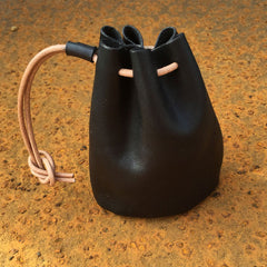 Handmade Leather Mens Women Key Cool Change Wallet Coin Pouch for Men