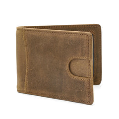 RFID Leather Slim Mens Small Wallet billfold Bifold Wallet Front Pocket Wallet for Men - iwalletsmen