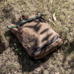 Vintage Canvas Backpack for men Travel Bag for men - iwalletsmen