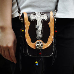 Leather Belt Pouch Mens Small Cases Waist Bag Hip Pack Belt Bag Fanny Pack Bumbag for Men
