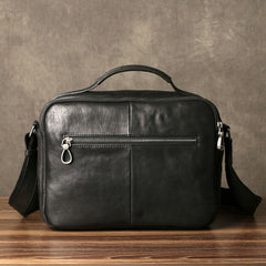 Genuine Leather Mens Cool Messenger Bag Briefcase Work Bag Business Bag for men