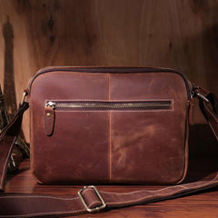 Vintage LEATHER MENS COURIER BAG Postman BAG SIDE BAG 10 inches MESSENGER BAG FOR MEN - iwalletsmen