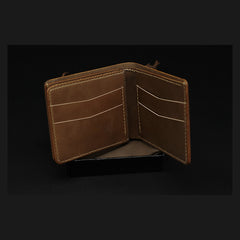 Handmade Leather Tooled League of Legends LOL Jinx Mens billfold Wallet Cool Leather Wallet Slim Wallet for Men