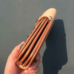 Handmade Leather Biker Wallet Mens Cool Chain Wallet Trucker Wallet with Chain