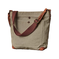 Cool Canvas Mens Womens Green Side Bag 12 inches Canvas Messenger Bags Courier Bag for Men Women - iwalletsmen