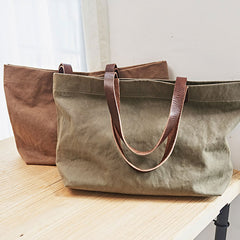 Mens Canvas Cool Tote Bag Canvas Handbag Canvas Tote for Men Women - iwalletsmen