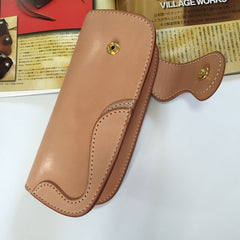 Handmade Leather Biker Wallet Mens Cool Chain Wallet Trucker Wallet with Chain