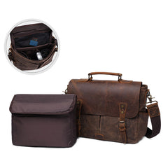 Mens Canvas Camera Handbag Camera Side Bag Camera Shoulder Bag for Men - iwalletsmen