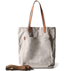 Khaki Vintage Canvas Men Womens Large Tote Bag Green Canvas Shoulder Tote Bag Shopper Tote For Men - iwalletsmen