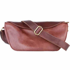 Brown Cool Leather Mens Saddle Messenger Bag Black Courier Bag Black Postman Bag For Men - iwalletsmen