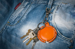 Handmade Leather Mens Cool Key Wallet Lighter Holder Pouch Key Holder for Men - iwalletsmen
