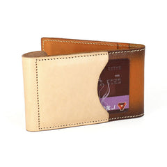Unique Leather Mens Card Wallet Front Pocket Wallets Small Change Wallet for Men - iwalletsmen